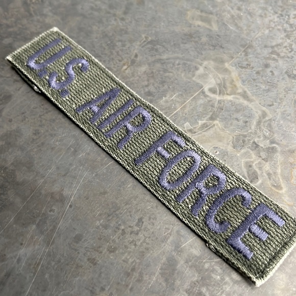 U.S. AIR FORCE embroidered tape patch - Vintage - Picture 5 of 10